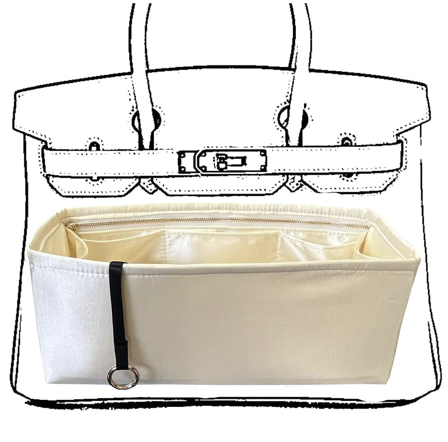Luxury Skincare Women - Organisateur de sac à main Birkin