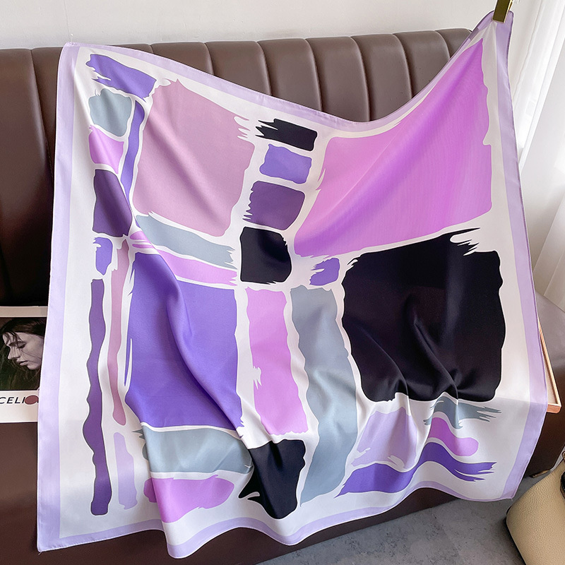 Luxury Skincare Headband - 90*90 cm marque de luxe foulard