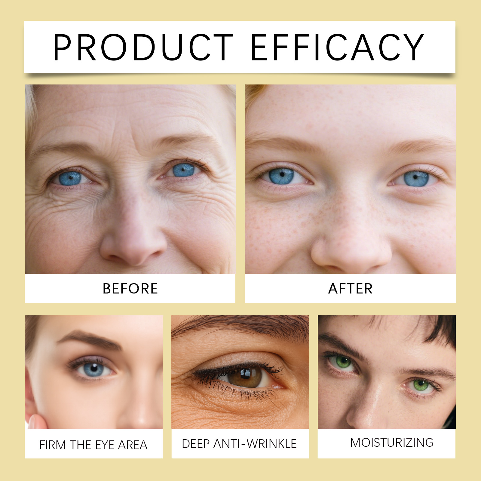 Masque pour les yeux réparateu - Luxury Gold Skincare avis et prix