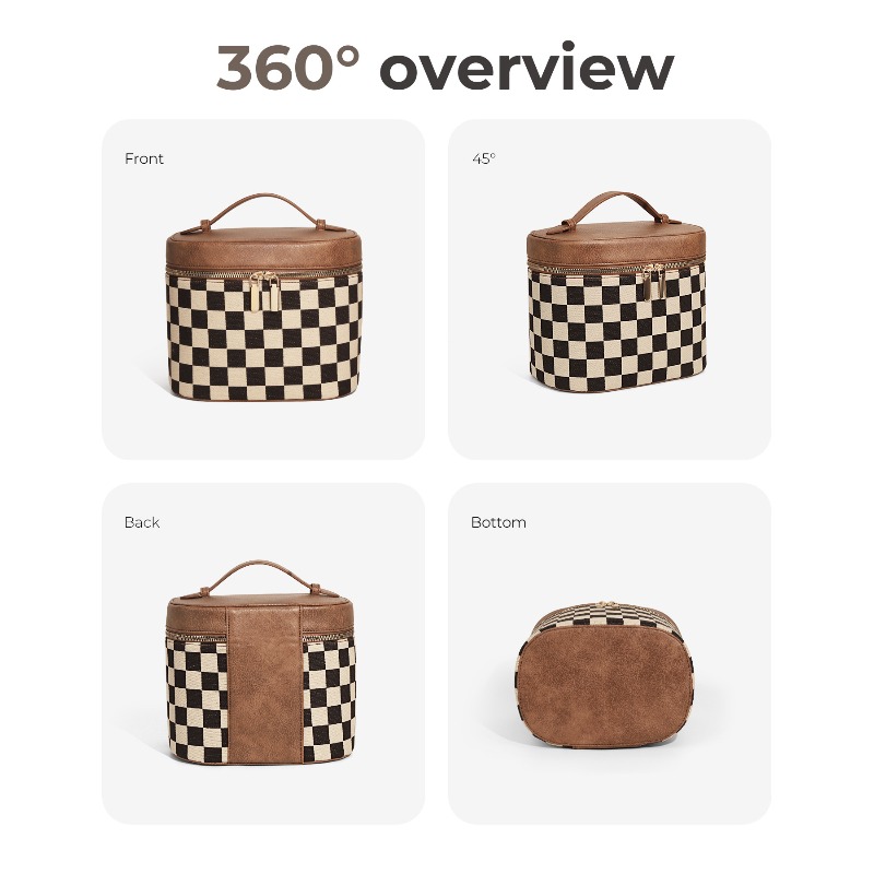 Trousse de Maquillage Damier R - Luxury Skincare Aesthetic avis et prix