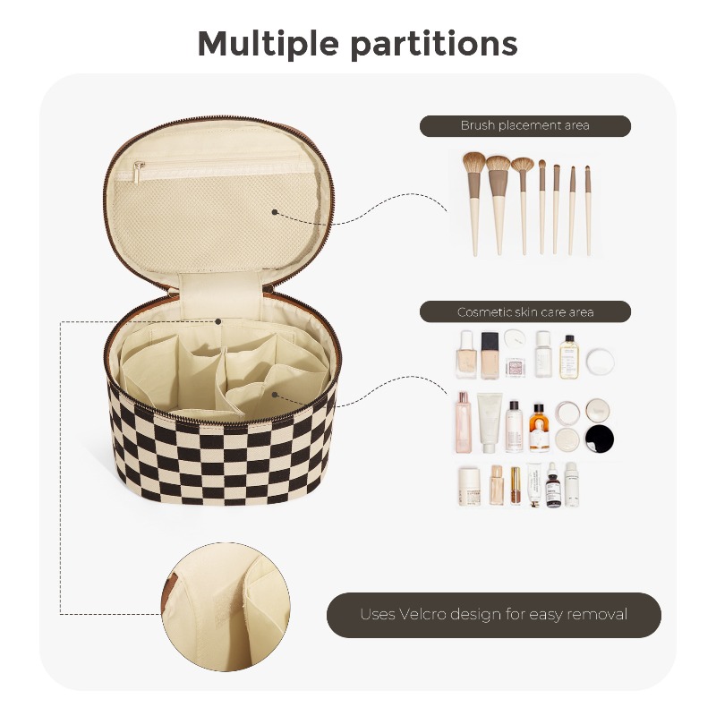 Trousse de Maquillage Damier R - Luxury Skincare Aesthetic avis et prix