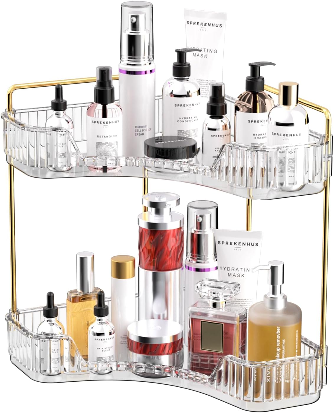 Organiseur de salle de bain tr - Luxury Gold Skincare avis et prix