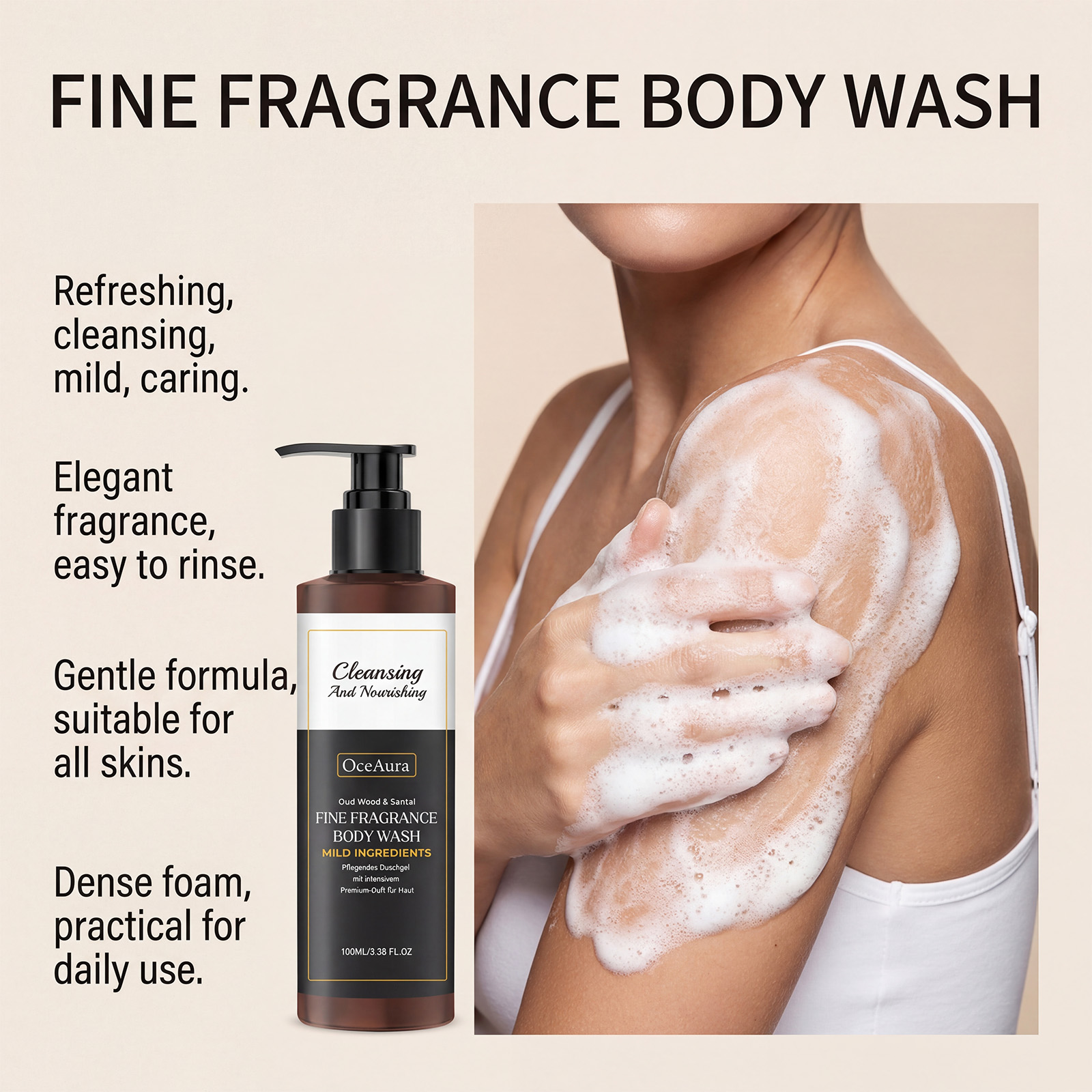 Gel Douche Hydratant Luxueux P - Luxury Skincare Aesthetic avis et prix