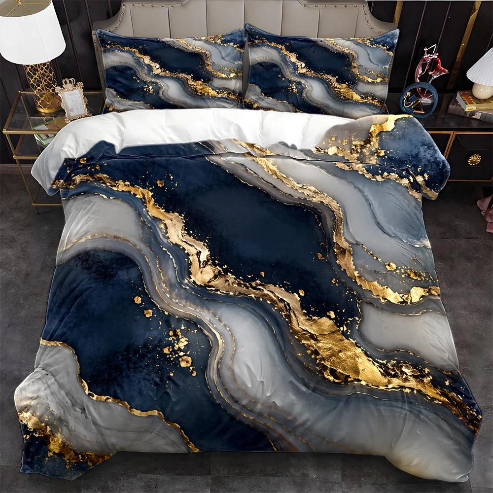 Ensemble de housse de couette  - Luxury Gold Skincare avis et prix